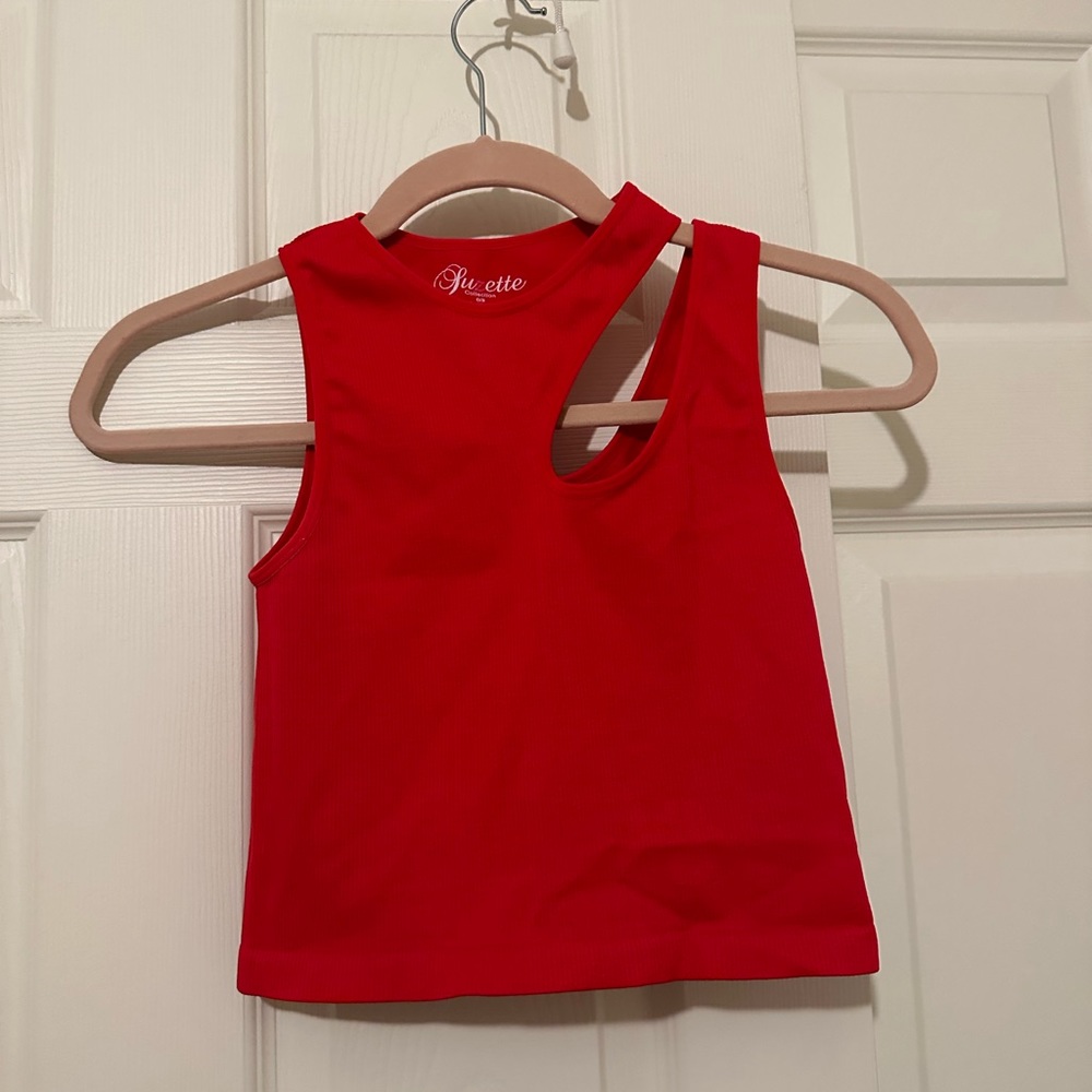 Red Crop Top